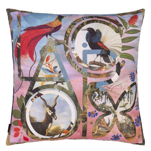 Lacroix Paradise Flamingo Cushion, by Christian Lacroix Front