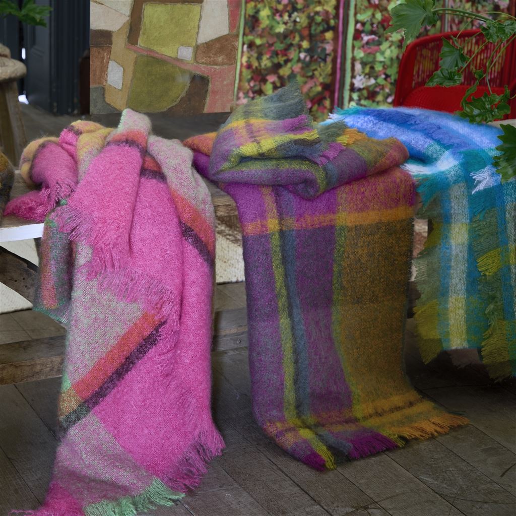 Mohair Throw Fuchsia Throw Blanket Bedding Fuchsia Pink Throw