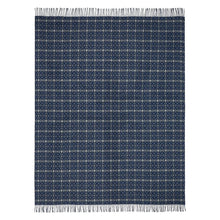 Load image into Gallery viewer, Designers Guild Pembroke Cobalt Merino Wool Throw