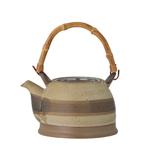 Bloomingville Solange Natural Stoneware Teapot Without Lid