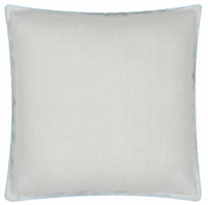 Designers Guild Brera Lino Sky & Cloud Linen Cushion Reverse