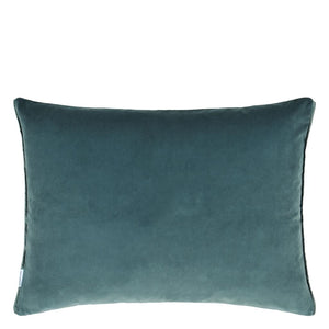 Designers Guild Celadon & Mist Cushion Reverse
