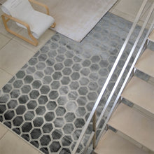 Load image into Gallery viewer, Designers Guild Manipur Silver Rug in Living Room
