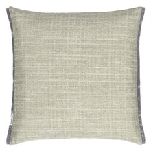 Load image into Gallery viewer, Manipur Midnight Velvet Cushion reverse, by Designers Guild
