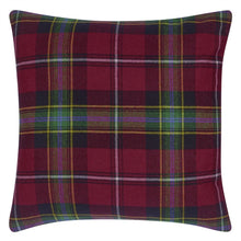 Load image into Gallery viewer, Ralph Lauren Dunmore Plaid Currant Cushion Front