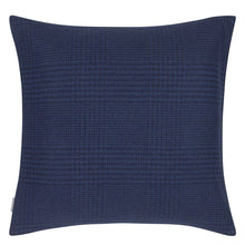 Load image into Gallery viewer, Ralph Lauren Dudley Glen Plaid Ink Cushion Reverse
