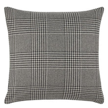 Indlæs billede til gallerivisning Dudley Black and White Glen Plaid Cushion, by Ralph Lauren