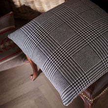 Indlæs billede til gallerivisning Dudley Black and White Glen Plaid Cushion, by Ralph Lauren