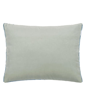Cassia Denim & Zinc Cushion, by Designers Guild