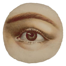 Load image into Gallery viewer, Eye Cushion in Sepia reverse, by John Derian for Designers Guild