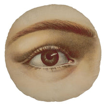 Load image into Gallery viewer, Eye Cushion in Sepia front, by John Derian for Designers Guild