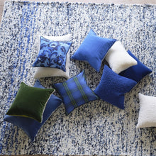 Load image into Gallery viewer, Designers Guild Cassia Denim &amp; Zinc Cushion  with other Designers Guild Cushions