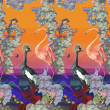Indlæs billede til gallerivisning Christian Lacroix Novafrica Sunset Scene 1 Tangerine Wallpaper Mural