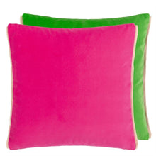 Load image into Gallery viewer, Varese Fuchsia &amp; Malachite Cushion, by Designers Guild