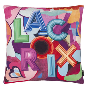 Lacroix Palette Multicolour Cushion, by Christian Lacroix Reverse