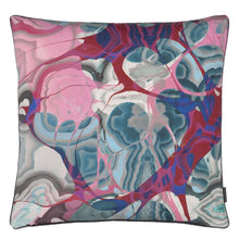 Load image into Gallery viewer, Novafrica Sunset Tangerine Cushion, by Christian Lacroix Reverse