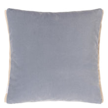 Load image into Gallery viewer, Varese Indigo Smoke Velvet Cushion, by Designers Guild