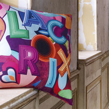 Load image into Gallery viewer, Lacroix Palette Multicolour Cushion, by Christian Lacroix on Windowsill