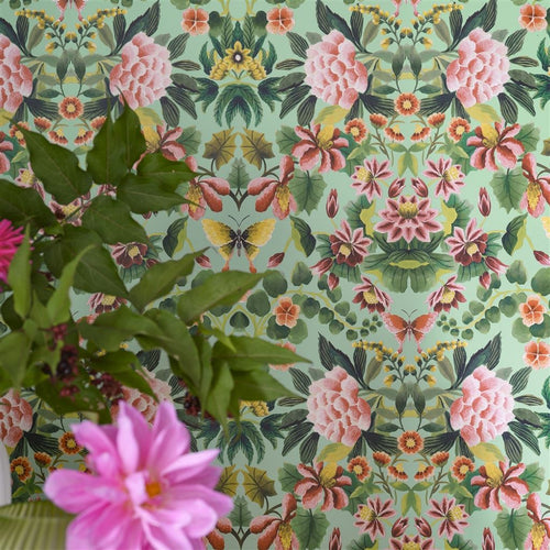 Ikebana Damask Wallpaper, by Designers Guild