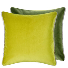 Load image into Gallery viewer, Varese Lime &amp; Fir Cushion, by Designers Guild
