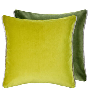 Varese Lime & Fir Cushion, by Designers Guild