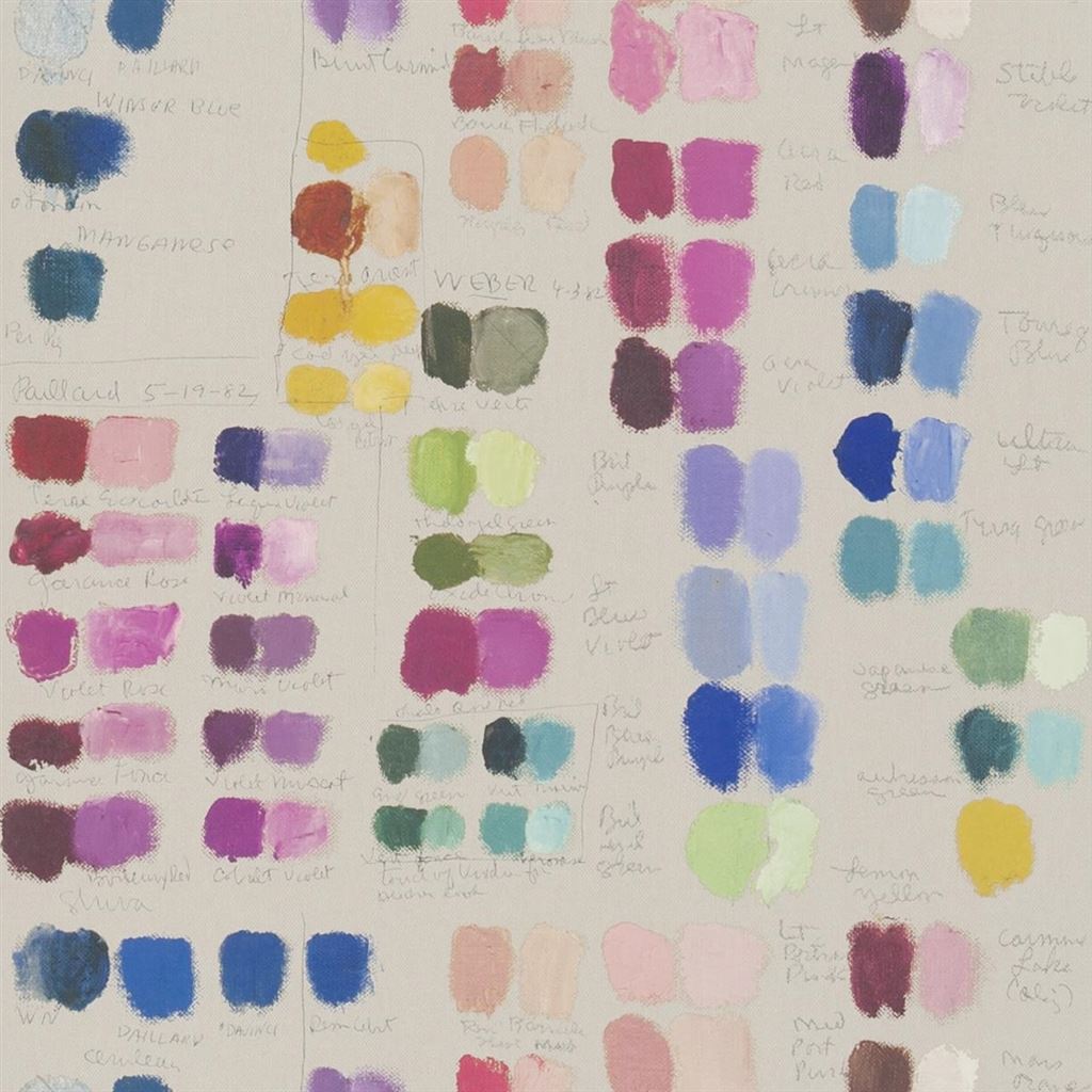 Mixed Tones Wallpaper, by John Derian