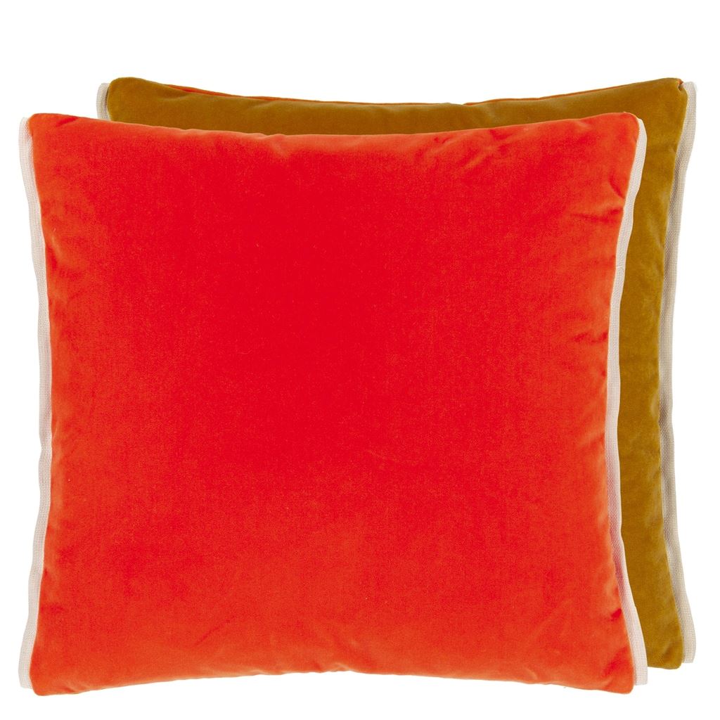 Varese Zinnia & Ochre Cushion, by Designers Guild