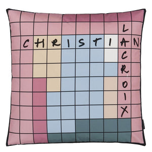 Christian Lacroix Gems Mix Agate Cushion Reverse