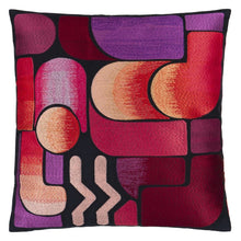 Load image into Gallery viewer, Lacroix Graphe Magenta Cushion, by Christian Lacroix Front