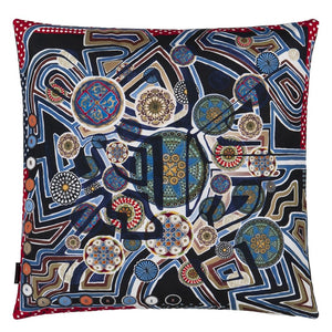 Omnitribe Azure Cushion, by Christian Lacroix Front