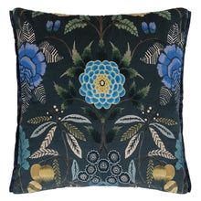 Load image into Gallery viewer, Designers Guild Brocart Décoratif Velours Indigo Cushion Front