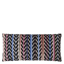 Load image into Gallery viewer, Jaipur Stripe Azure Cushion, by Christian Lacroix Front