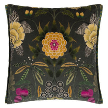 Load image into Gallery viewer, Brocart Décoratif Velours Olive Cushion, by Designers Guild Front