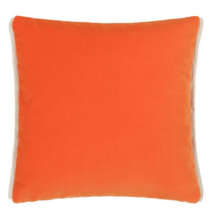 Varese Zinnia & Ochre Cushion front, by Designers Guild