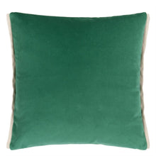 Load image into Gallery viewer, arese Viridian &amp; Apple Cushion front, by Designers Guild
