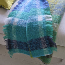 Load image into Gallery viewer, Designers Guild Fontaine Cobalt Throw Up Close