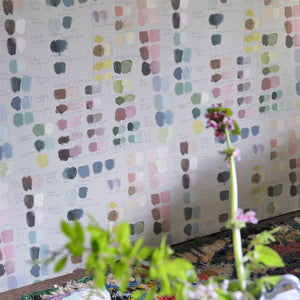 Mixed Tones Wallpaper, by John Derian