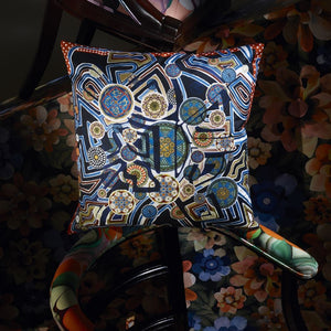 Omnitribe Azure Cushion, by Christian Lacroix on Chair