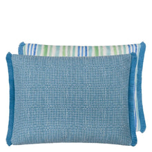 Load image into Gallery viewer, Designers Guild Pompano Aqua Outdoor Cushion
