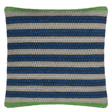 Load image into Gallery viewer, Designers Guild Muara Cobalt Outdoor Cushion Reverse