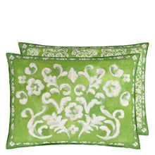 Load image into Gallery viewer, Designers Guild Isolotto Grass Cotton Cushion