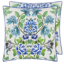Load image into Gallery viewer, Eleonora Linen Cobalt Cushion, by Designers Guild