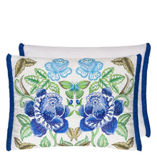 Load image into Gallery viewer, Isabella Embroidered Cobalt Cushion, by Designers Guild