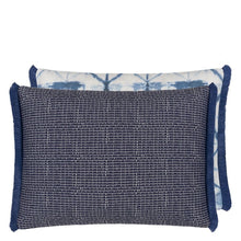 Load image into Gallery viewer, Designers Guild Pompano Indigo Outdoor Cushion