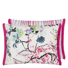 Load image into Gallery viewer, Designers Guild Chinoiserie Peony Flower Outdoor Cushion