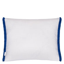 Load image into Gallery viewer, Isabella Embroidered Cobalt Cushion reverse, by Designers Guild