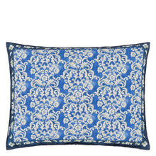 Load image into Gallery viewer, Isolotto Cobalt Cushion reverse, by Designers Guild