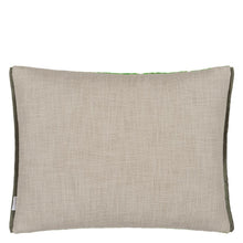 Load image into Gallery viewer, Designers Guild Cartouche Malachite Cushion reverse
