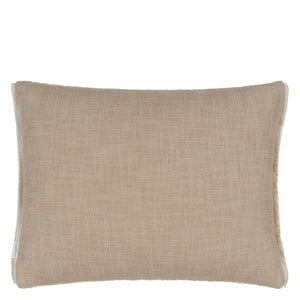 Designers Guild Cartouche Linen Cushion Reverse