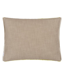 Load image into Gallery viewer, Cartouche Moss Velvet Cushion reverse, by Designers Guild